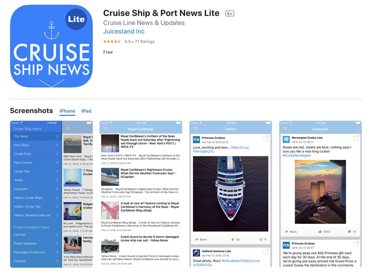 best caribbean cruise app