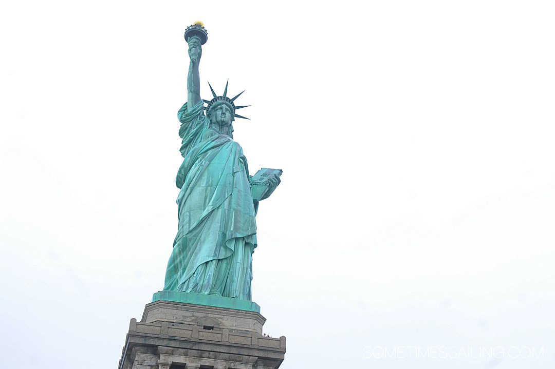 Image of the Statue of Liberty.