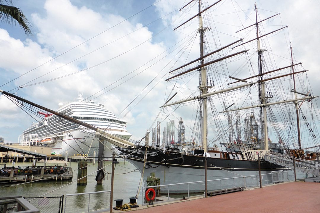 a cruise ship dock