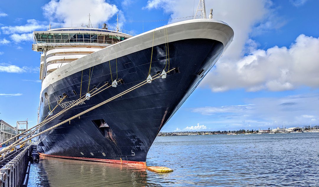 a cruise ship dock