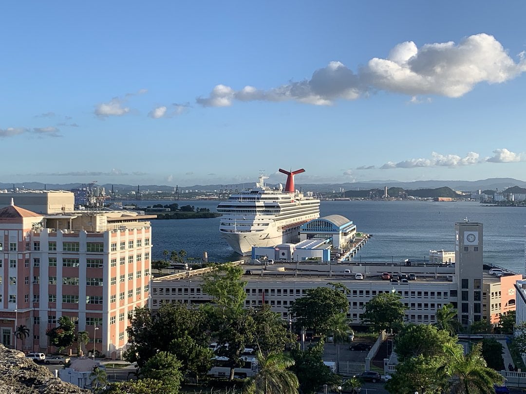 a cruise ship dock