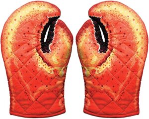 Lobster claw oven mitts