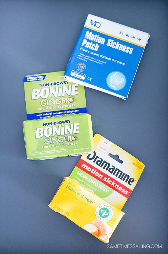 Anti-Nausea Medication and Other Cruise Sea Sickness Solutions, including recommendations for over-the-counter medication, patches and additional low-cost natural remedies.