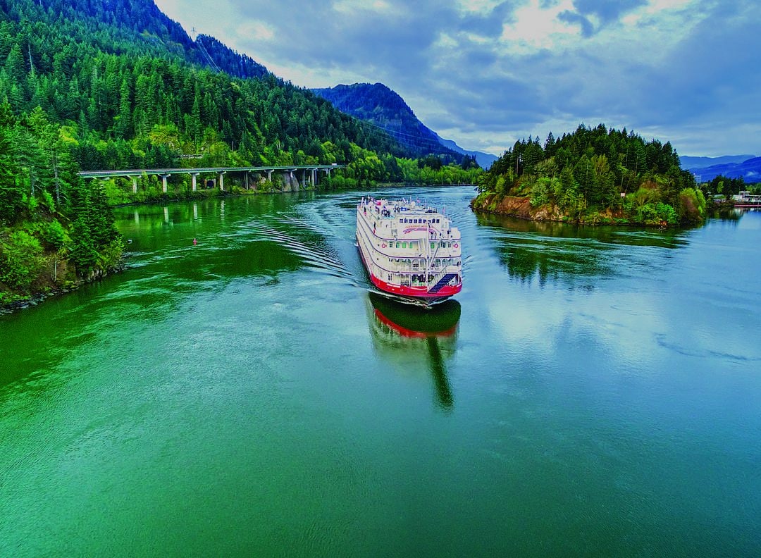 The Dalles river cruise in the United States with American Queen Voyages.