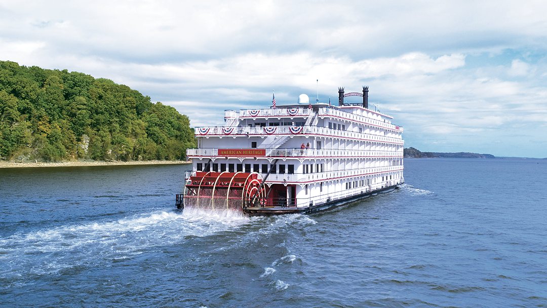 American Heritage ship on a US River Cruise aboard American Cruise Lines ships.