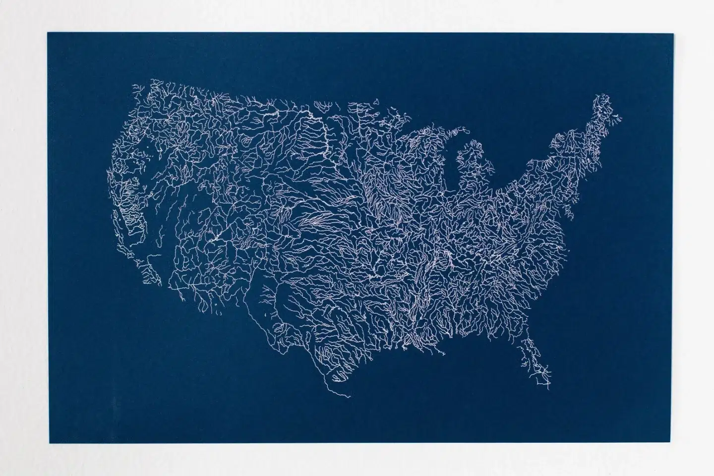 Artwork of the rivers across the United States. US River cruises are plentiful. Artwork by The Far Woods on Etsy.