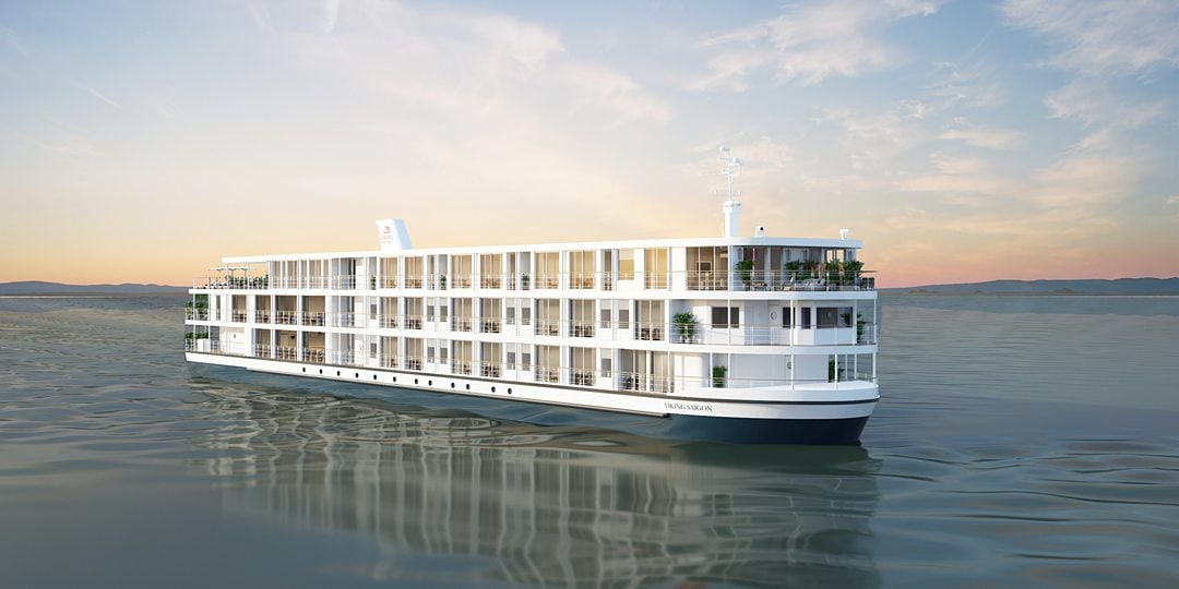 Rendering of Viking Saigon on the Mekong River.