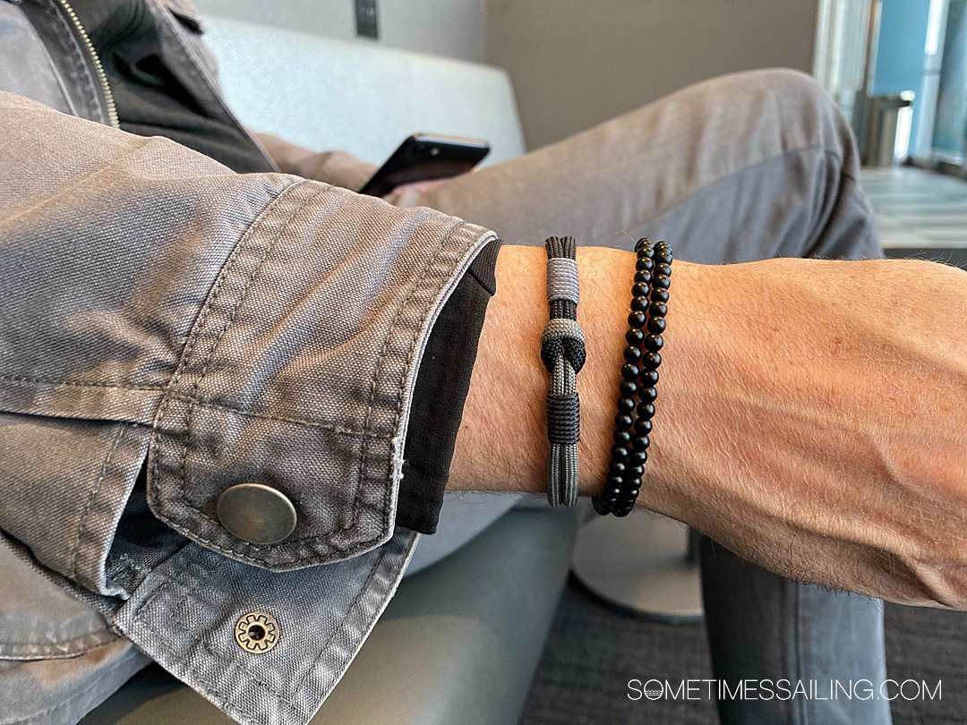 Omega leather outlet bracelet