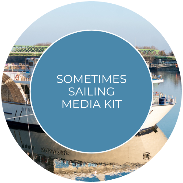 Sometimes Sailing media kit portfolio image.