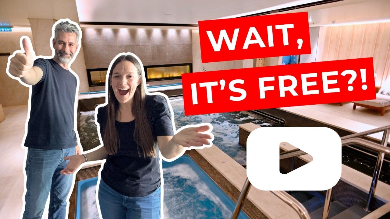 YouTube cover art with a couple that looks excited but shocked and a YouTube play buttom.